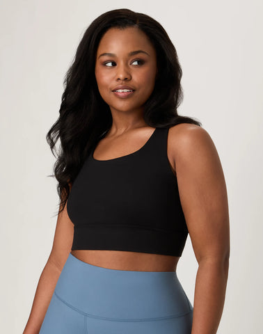 Hanes Moves Women's Crop Sports Bra, Racerback