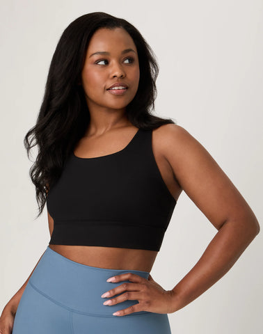 Hanes Moves Women's Crop Sports Bra, Racerback