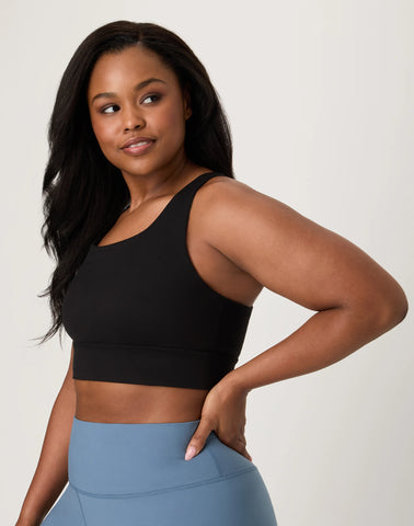 Hanes Moves Women's Crop Sports Bra, Racerback