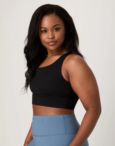 Hanes Moves Women's Crop Sports Bra, Racerback