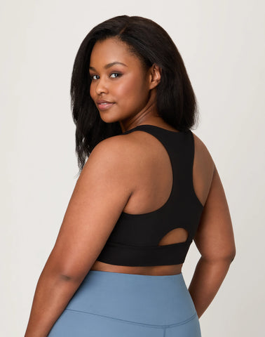 Hanes Moves Women's Crop Sports Bra, Racerback