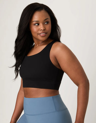 Hanes Moves Women's Crop Sports Bra, Racerback