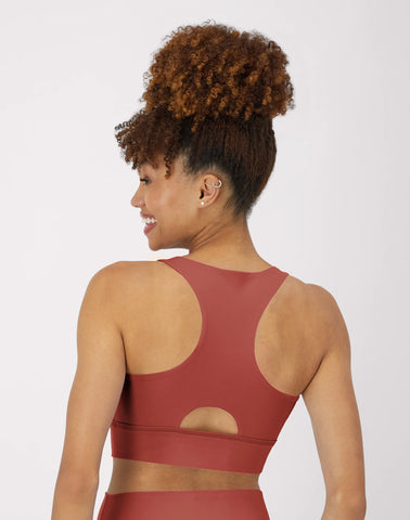 Hanes Moves Women's Crop Sports Bra, Racerback