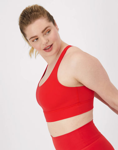 Hanes Moves Women's Crop Sports Bra, Racerback