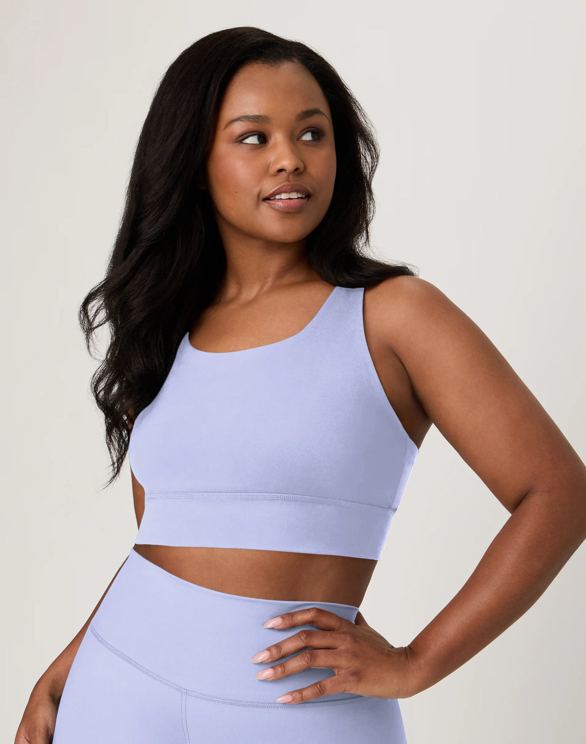 Hanes Moves Women's Crop Sports Bra, Racerback