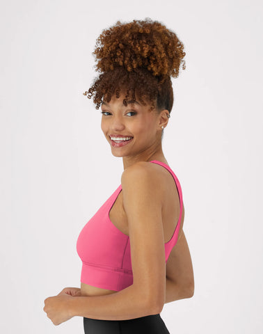 Hanes Moves Women's Crop Sports Bra, Racerback