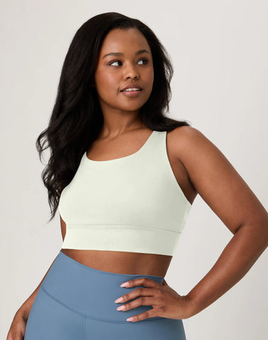 Hanes Moves Women's Crop Sports Bra, Racerback