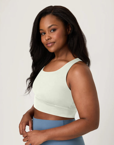 Hanes Moves Women's Crop Sports Bra, Racerback