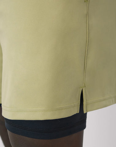 Hanes Moves Men's 2-in-1 Gym Shorts, 5Inseam