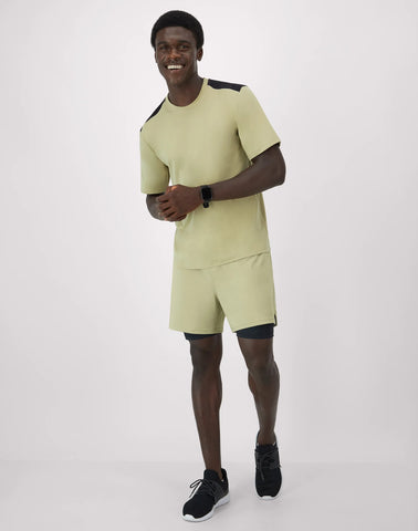 Hanes Moves Men's 2-in-1 Gym Shorts, 5Inseam