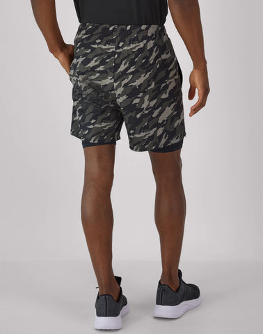Hanes Moves Men's 2-in-1 Gym Shorts, 5Inseam