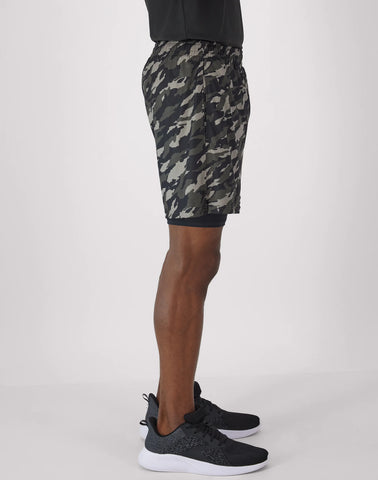 Hanes Moves Men's 2-in-1 Gym Shorts, 5Inseam