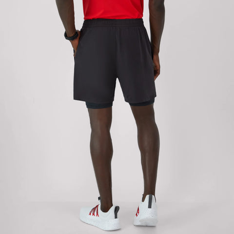 Hanes Moves Men's 2-in-1 Gym Shorts, 5Inseam