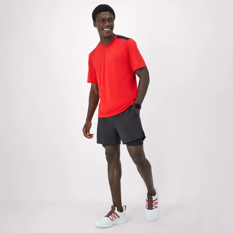 Hanes Moves Men's 2-in-1 Gym Shorts, 5Inseam