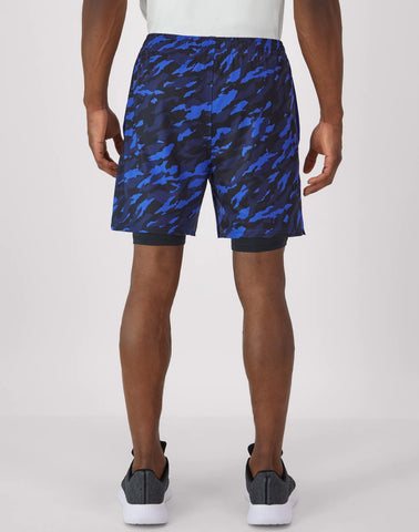 Hanes Moves Men's 2-in-1 Gym Shorts, 5Inseam