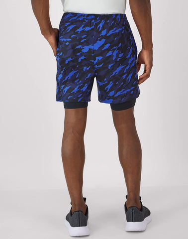 Hanes Moves Men's 2-in-1 Gym Shorts, 5Inseam