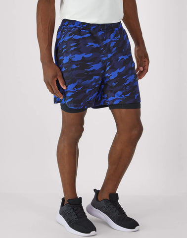 Hanes Moves Men's 2-in-1 Gym Shorts, 5Inseam