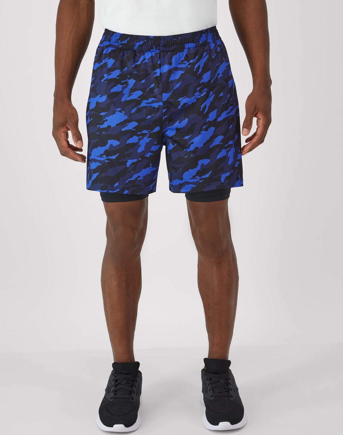 Hanes Moves Men's 2-in-1 Gym Shorts, 5Inseam