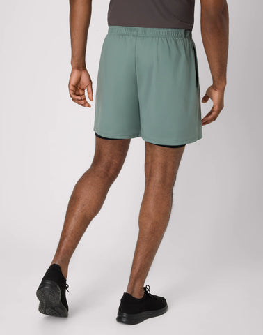 Hanes Moves Men's 2-in-1 Gym Shorts, 5Inseam