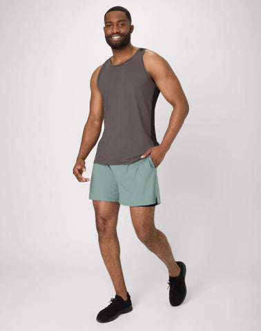 Hanes Moves Men's 2-in-1 Gym Shorts, 5Inseam