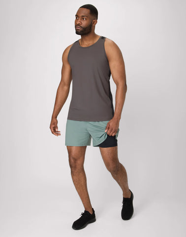Hanes Moves Men's 2-in-1 Gym Shorts, 5Inseam