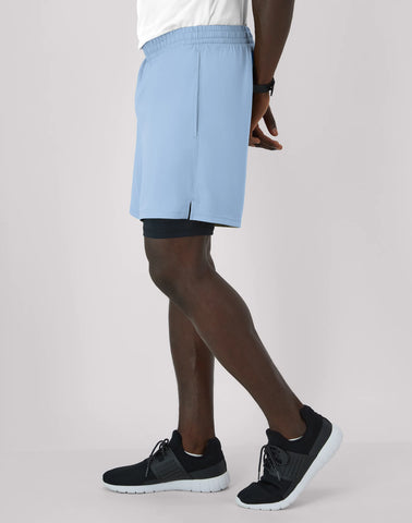 Hanes Moves Men's 2-in-1 Gym Shorts, 5Inseam