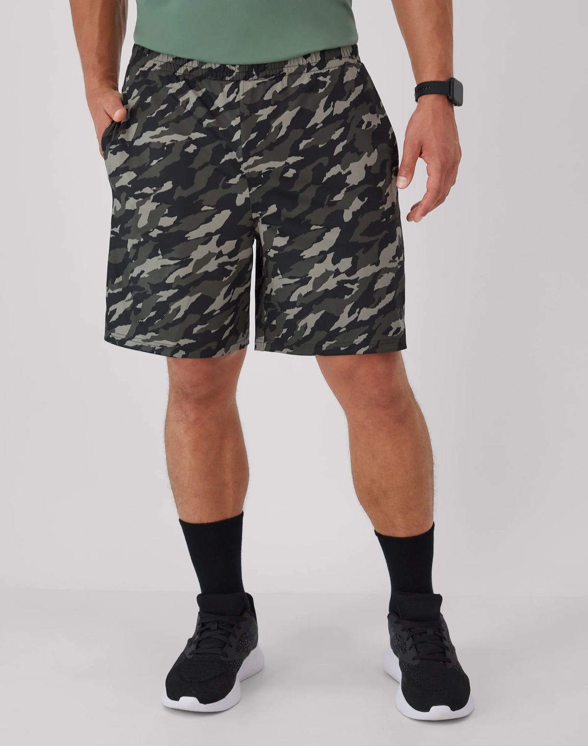 Hanes Moves Men's 2-in-1 Gym Shorts, 7Inseam