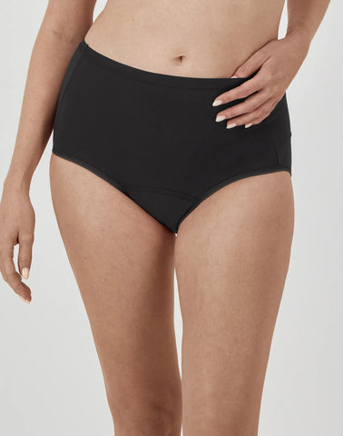 Hanes Comfort, Period. Women's Brief Period Underwear, Super Leaks, 3-Pack