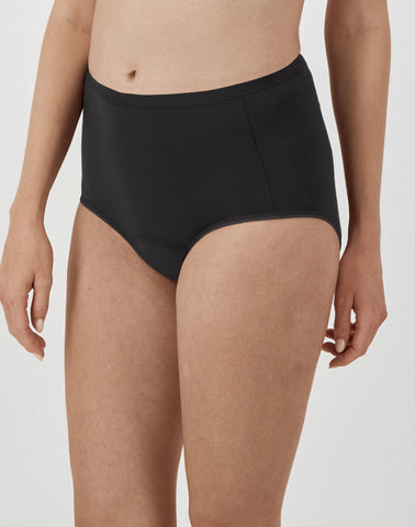 Hanes Comfort, Period. Women's Brief Period Underwear, Super Leaks, 3-Pack