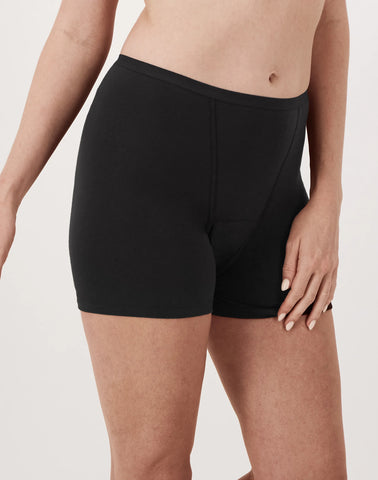 Hanes Comfort, Period. Women's Boxer Brief Period Underwear, Super Leaks, 2-Pack