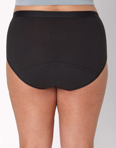 Hanes Just My Size Comfort, Period. Brief Period Underwear, Super Leaks, 2-Pack (PLUS SIZES)