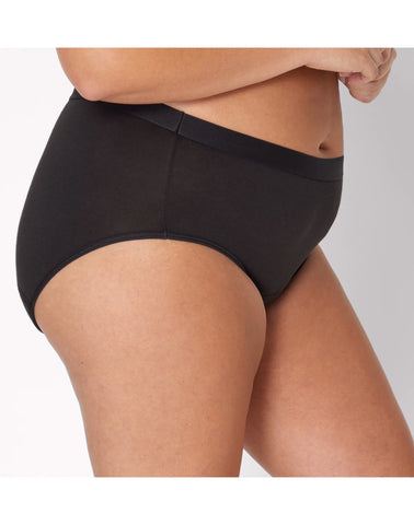 Hanes Just My Size Comfort, Period. Brief Period Underwear, Super Leaks, 2-Pack (PLUS SIZES)