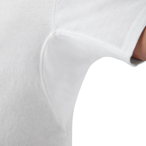 Hanes Men's Sweat Block Crewneck Tee, White, 3-Pack