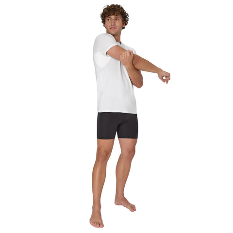 Hanes Men's Sweat Block Crewneck Tee, White, 3-Pack