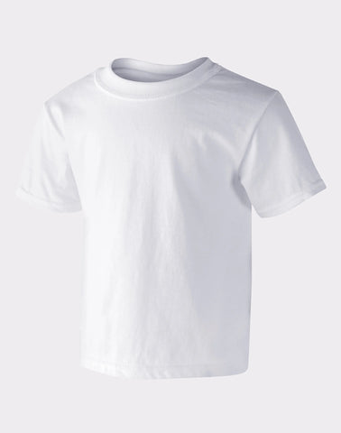 Hanes Toddler Boys' Crewneck Undershirt, White, 3-Pack