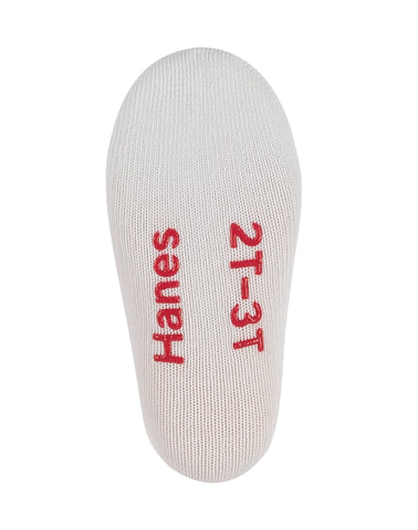 Hanes Infant/Toddler Boys' Heel Shield Socks, Gripper Foot Bottoms, 10-Pairs