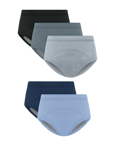 Hanes Heavy Potty Trainer Underwear Brief, 5 Pairs, Toddler Boys' Absorbent Training Underwear