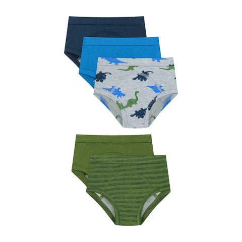 Hanes Heavy Potty Trainer Underwear Brief, 5 Pairs, Toddler Boys' Absorbent Training Underwear