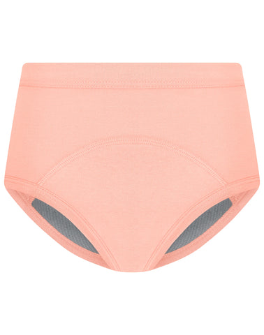 Hanes Confident Nights Toddler Girls' Heavy Absorbency Underwear Briefs, 5-Pack, Potty Training Underwear, Solids