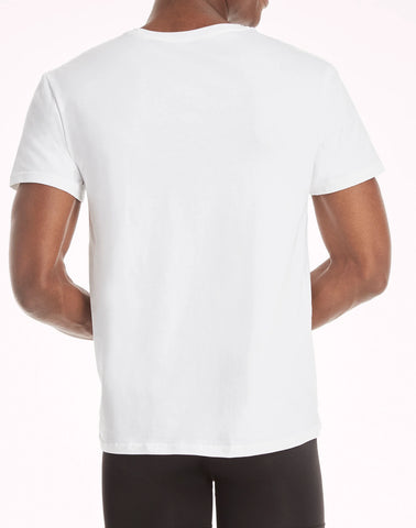 Hanes Ultimate Comfort Fit Men's Crewneck Undershirt, White, 4-Pack