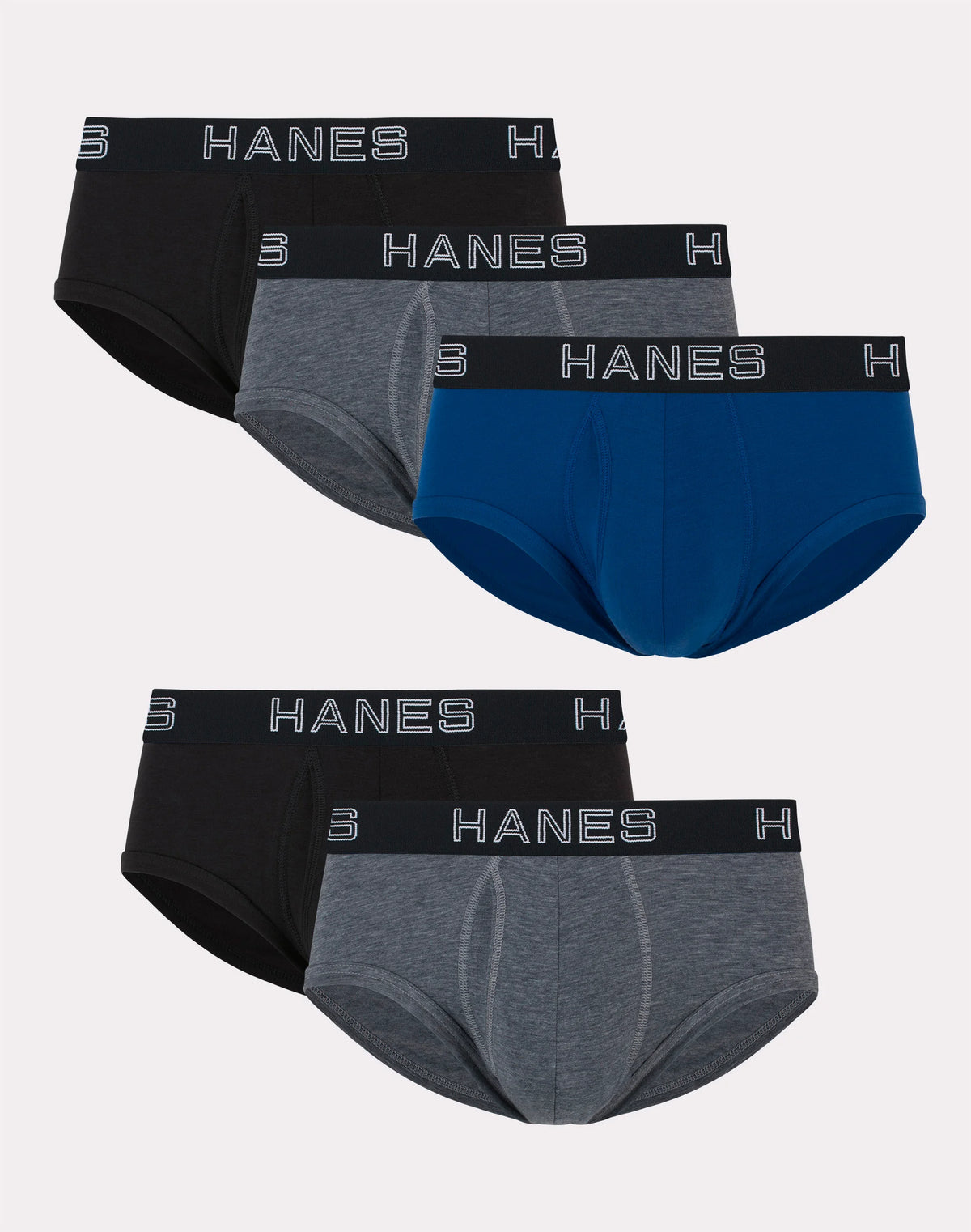 Hanes Ultimate Comfort Flex Fit Total Support Pouch Men's Brief Underwear, 5-Pack