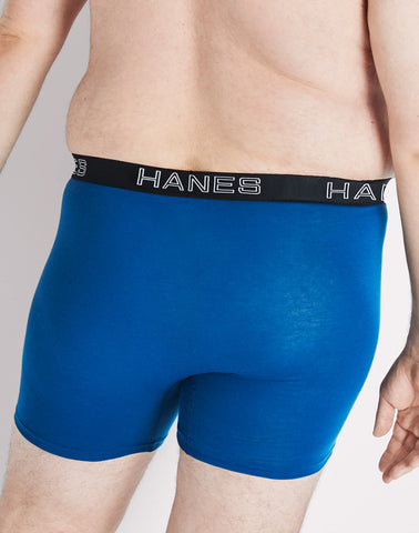 Hanes Ultimate Total Support Pouch Big Men’s Boxer Brief Underwear, Assorted, 3-Pack (Big & Tall Sizes)