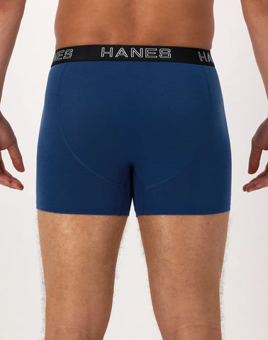 Hanes Ultimate Comfort Flex Fit Total Support Pouch Men's Trunk Underwear, Assorted, 4-Pack