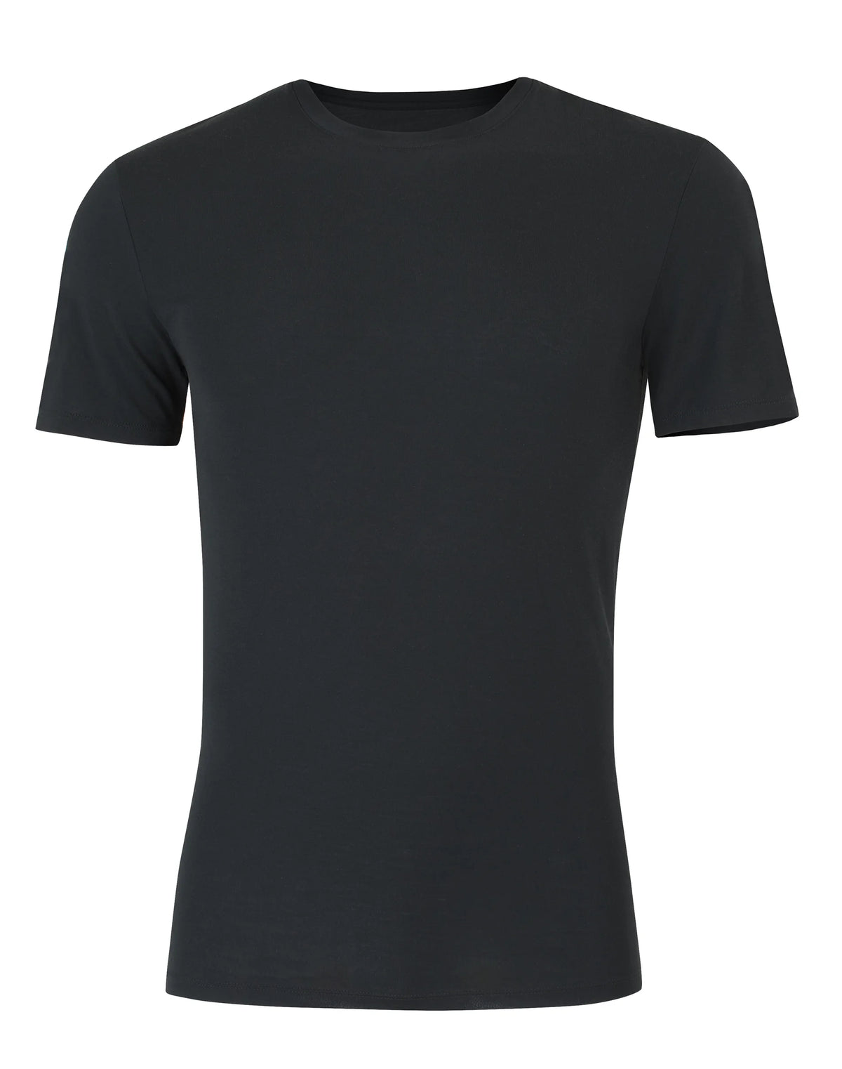 Hanes Perfect Flex Men's Tee, Black Crewneck Undershirt, 1-Pack