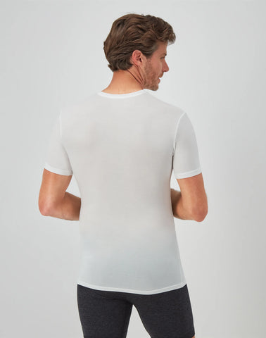 Hanes Perfect Flex Men's Tee, White Crewneck Undershirt, 1-Pack