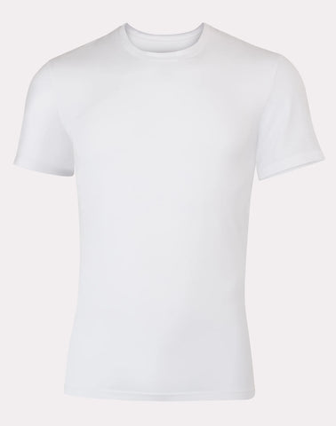 Hanes Perfect Flex Men's Tee, White Crewneck Undershirt, 1-Pack