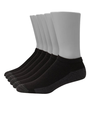 Hanes Ultimate Men's Ultra Cushion Low Cut Socks, 6-Pairs