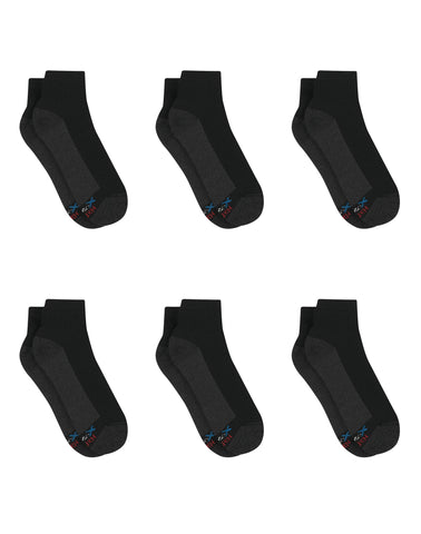 Hanes Ultimate Men's Ultra Cushion Ankle Socks, 6-Pairs