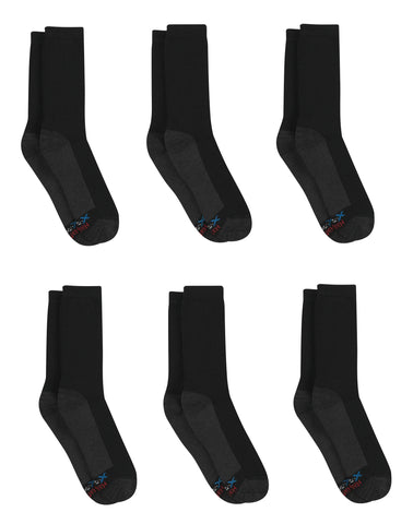 Hanes Ultimate Men's Ultra Cushion Crew Socks, 6-Pairs