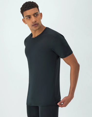 Hanes Moves Ultimate Men's Breathable Mesh Crewneck T-Shirt, X-Temp, Black/Grey, 3-Pack